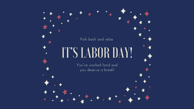 Take a break this Labor Day weekend and enjoy some time on the course!