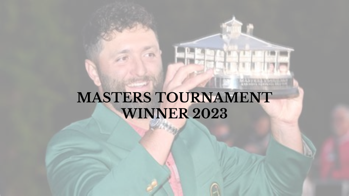 Jon Rahm wins Masters Tournament